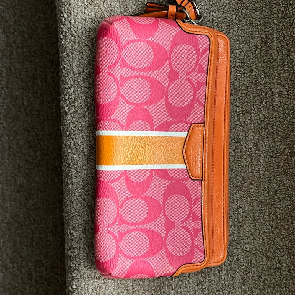 Coach pink and orange